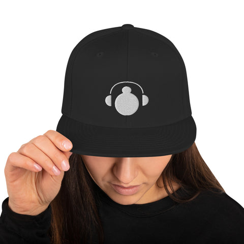 Essential Klasikhz Headphones (White) Snapback Hat