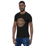 Diffuse (Gold) - Black T-Shirt (Unisex)